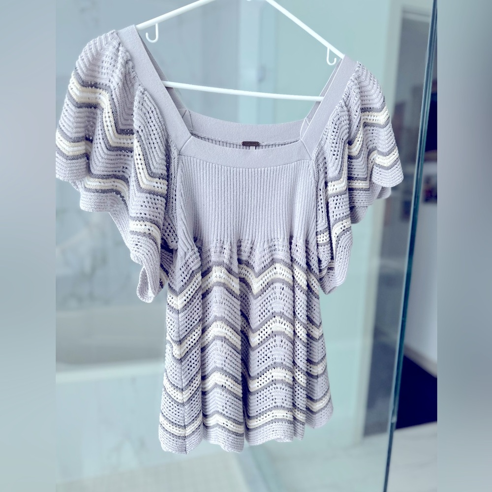 Free People Crochet top
